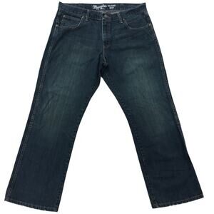Wrangler‎ Retro Relaxed Men's Bootcut Jeans Blue Denim Size 36x30